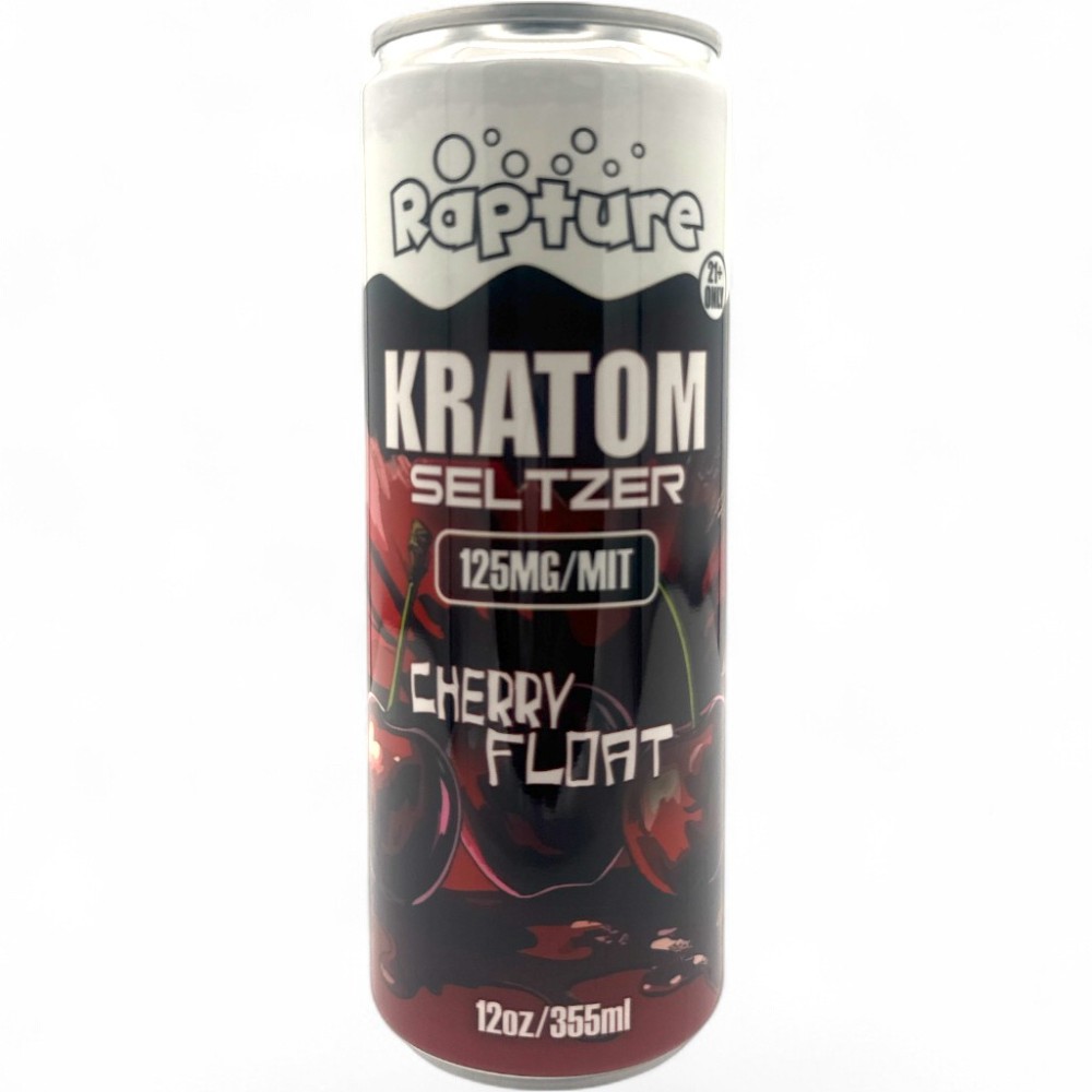 Kratom Seltzer-125mg MIT-Cherry Float