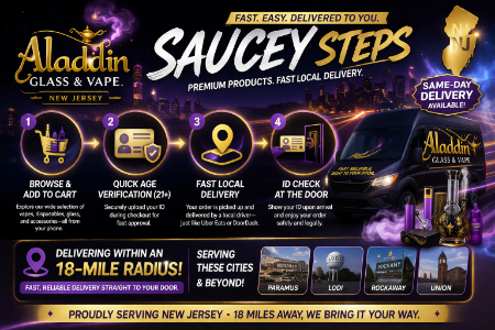 Aladdin Glass & Vape (Union) Online Shopping