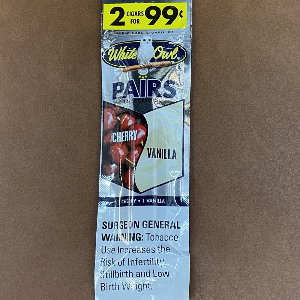 White Owl Pairs Cherry/Vanilla