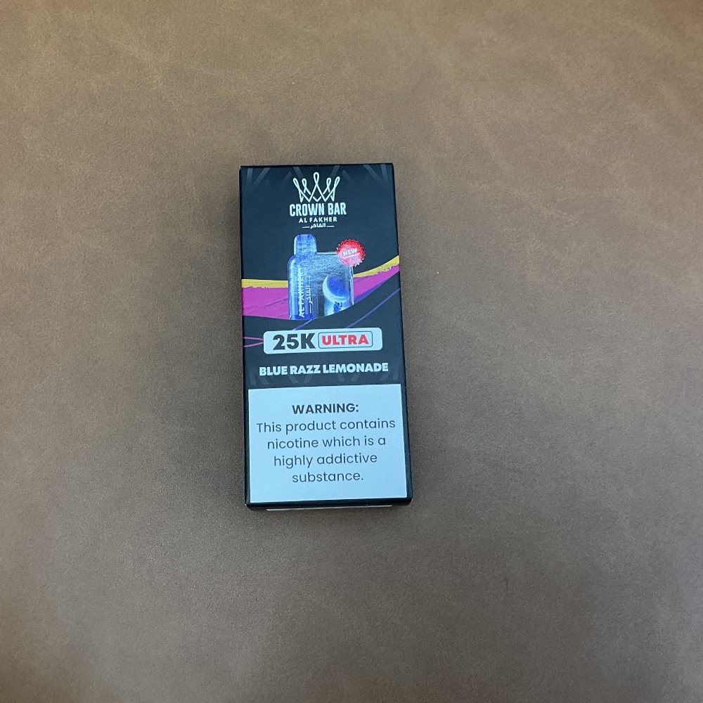 Crown Bar 25k Ultra Blue Razz Lemonade