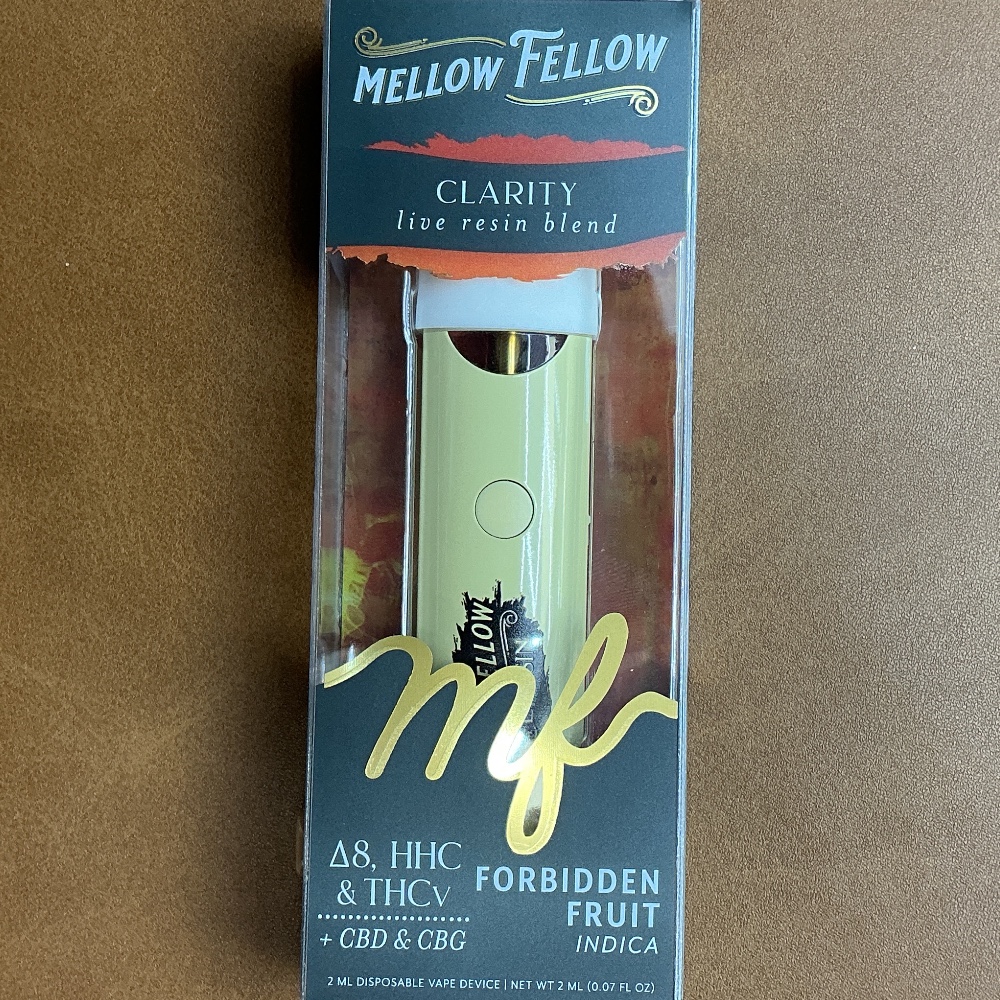Mellow Fellow Clarity Forbidden Fruit Delta 8 HHC & THCv
