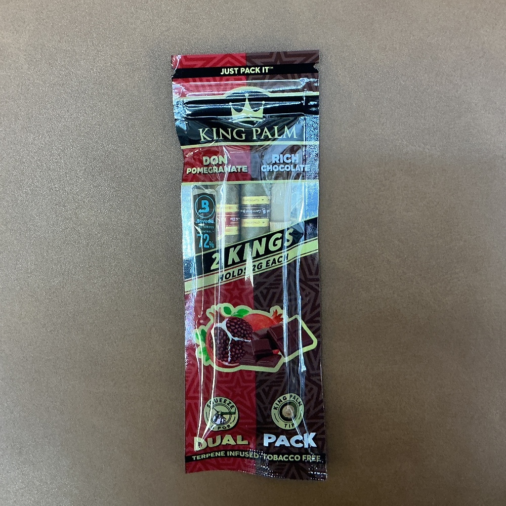 King Palm Don Pomegranate/Rich Chocolate Dual Pack Tobacco Free
