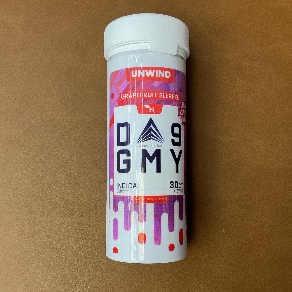 D9 gummy grapefruit slerpee Indica 