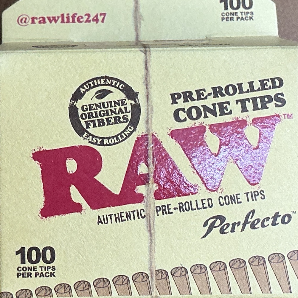 Raw Pre-Rolled Cone Tips