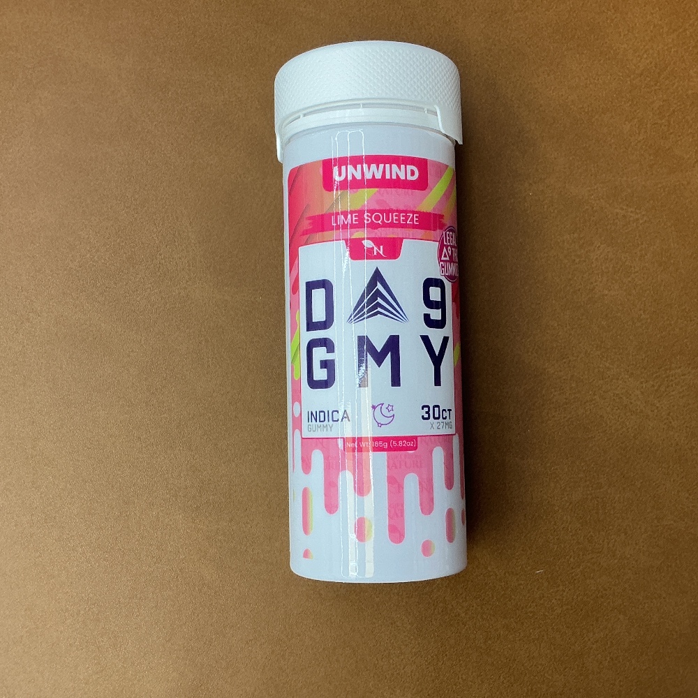 D9 gummy lime squeeze Indica 