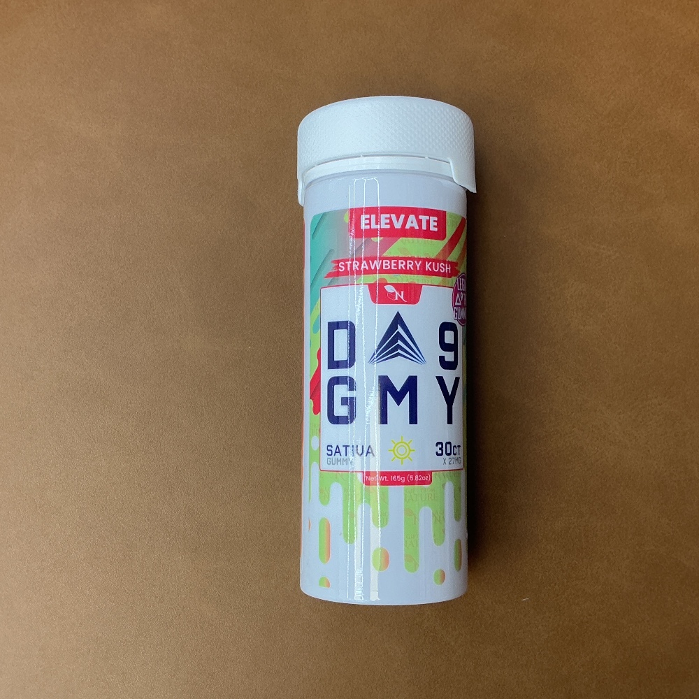 D9 gummy strawberry kush Sativa 