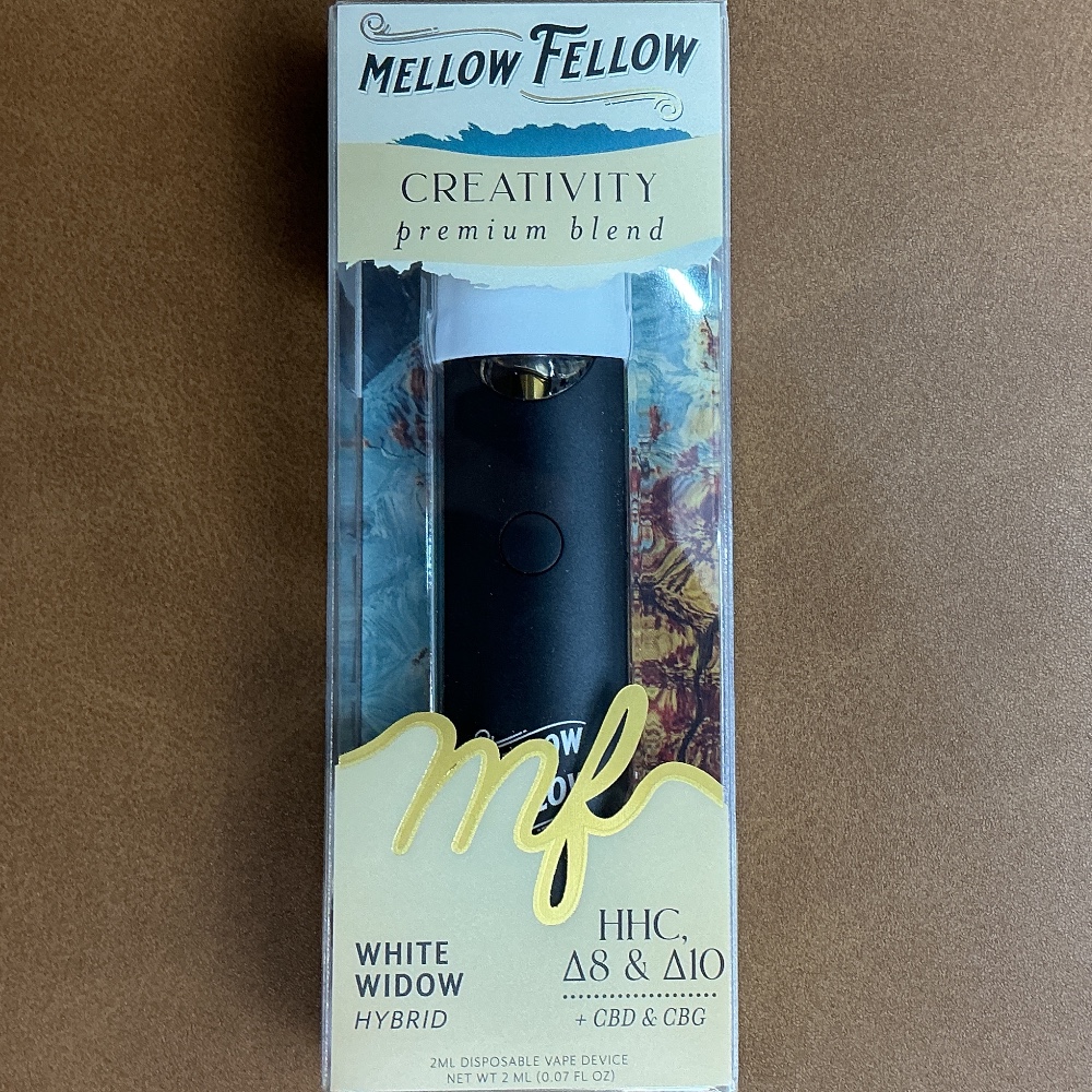 Mellow Fellow Creativity White Widow HHC, Delta 8 & Delta 10