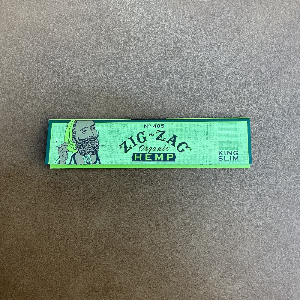 Zig-zag organic hemp papers king slim size