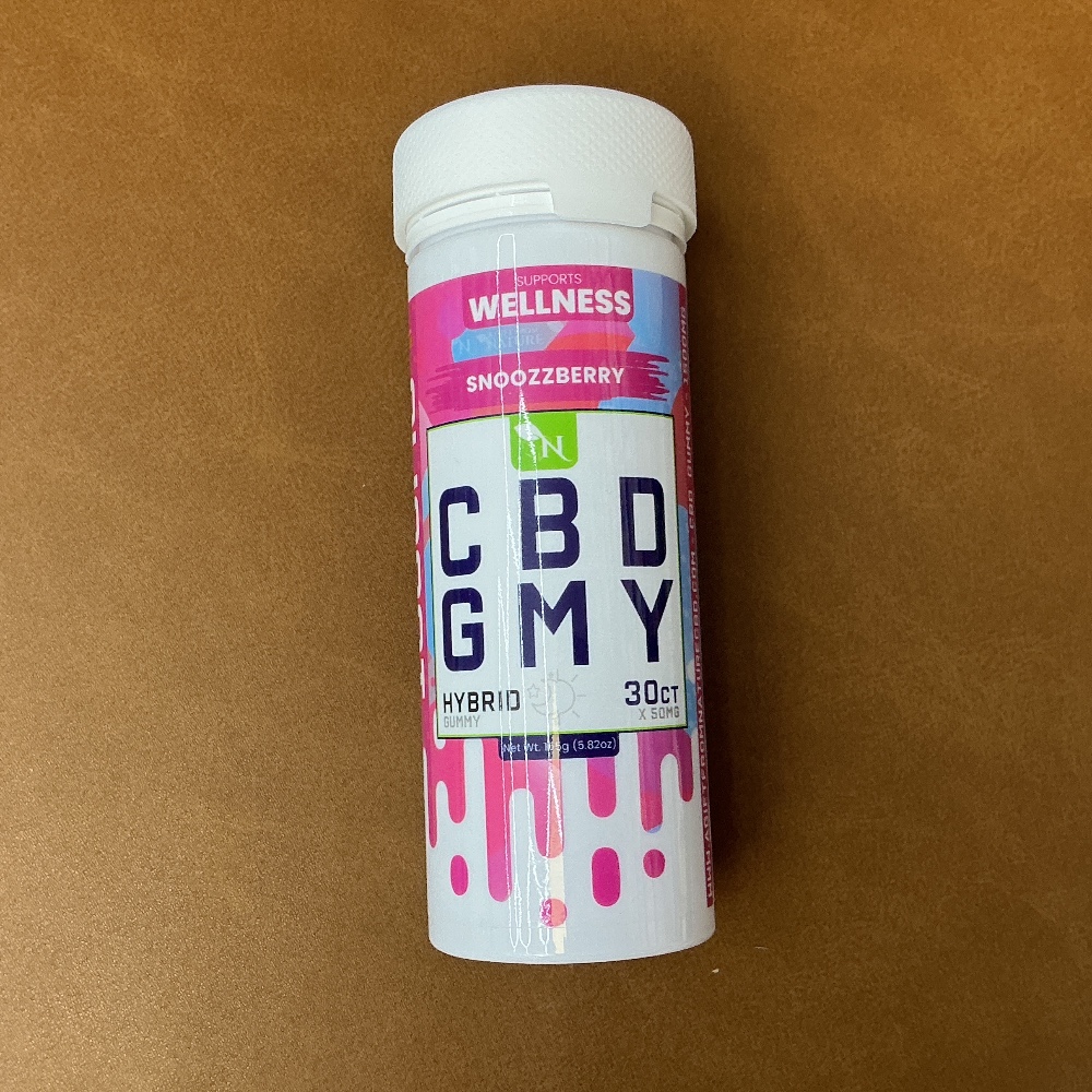 CBD gummy snoozzberry hybrid 