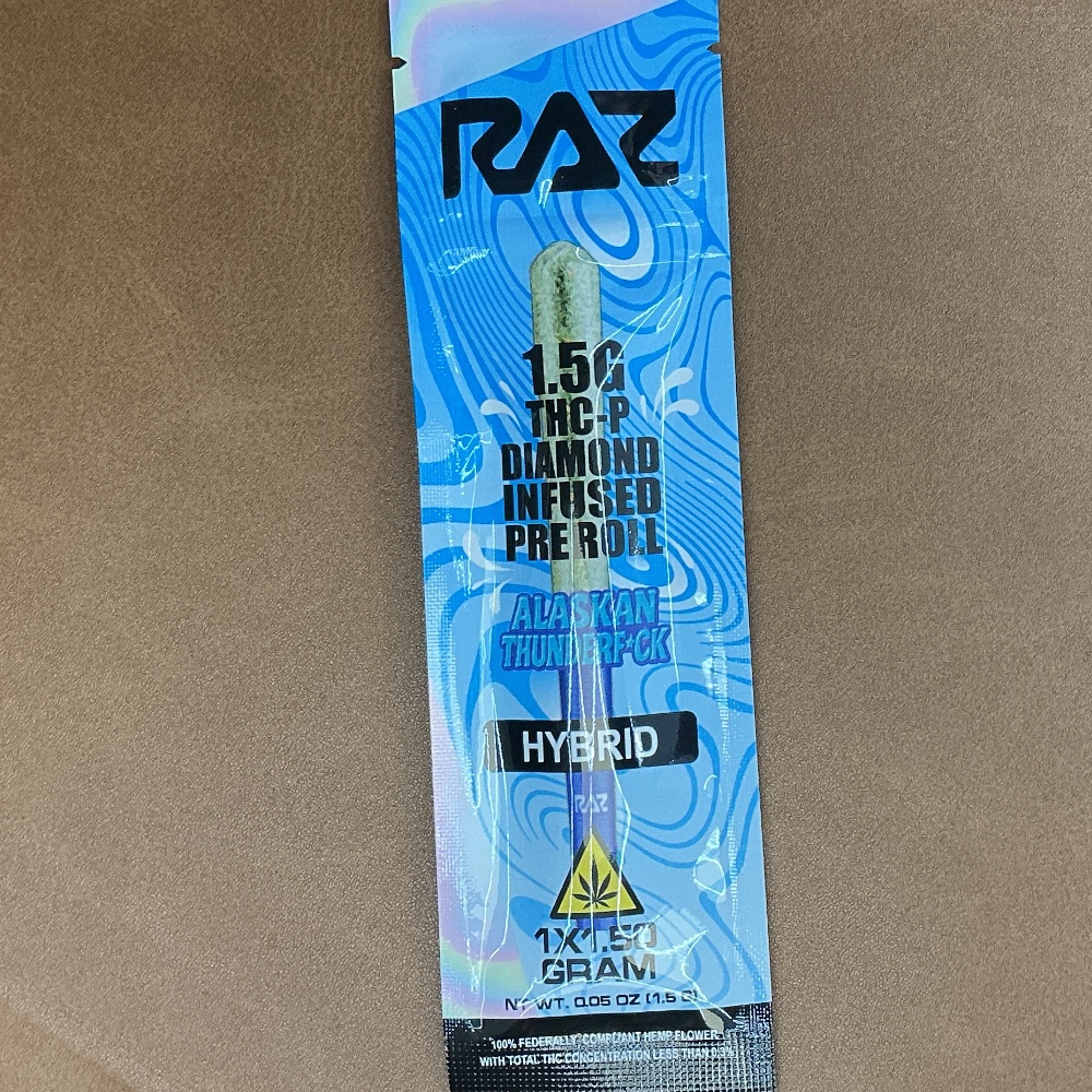 Raz 1.5g THCP Pre-roll Alaskan Thunderf*ck