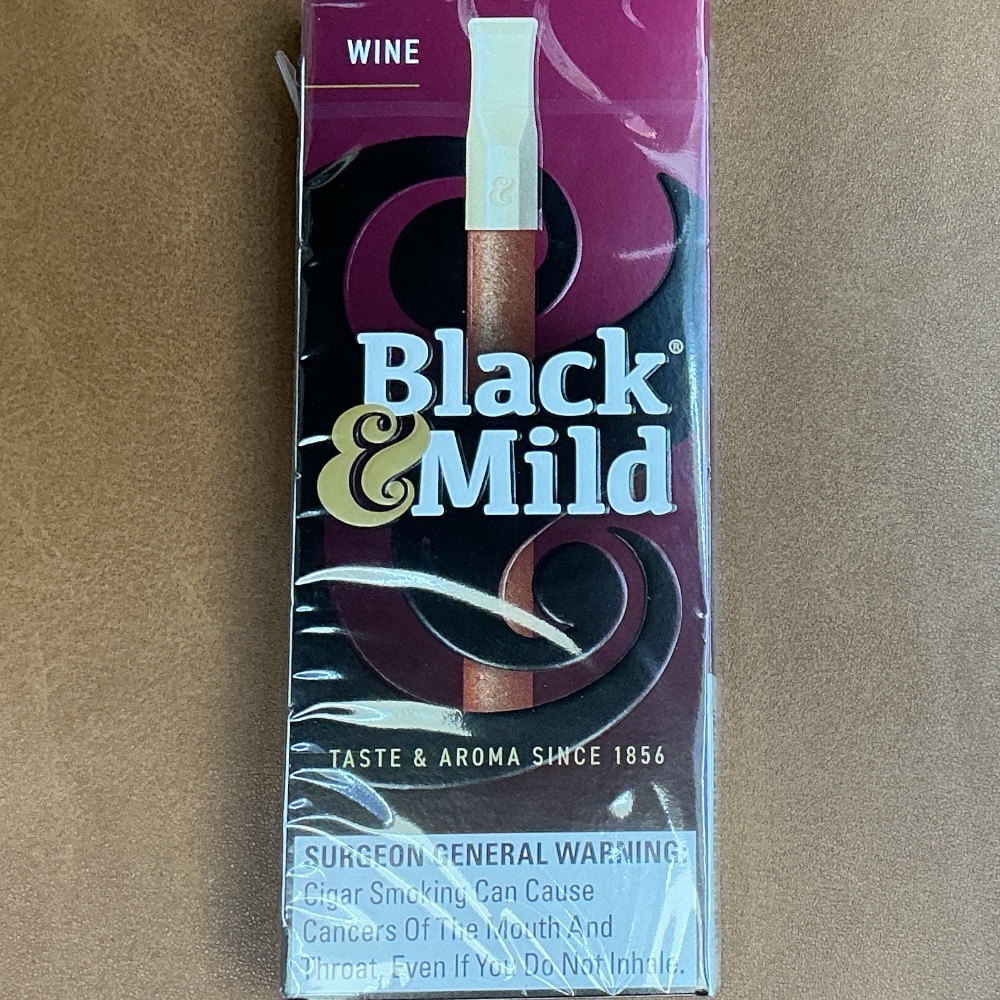 Black & Mild Wine Plastic Tip