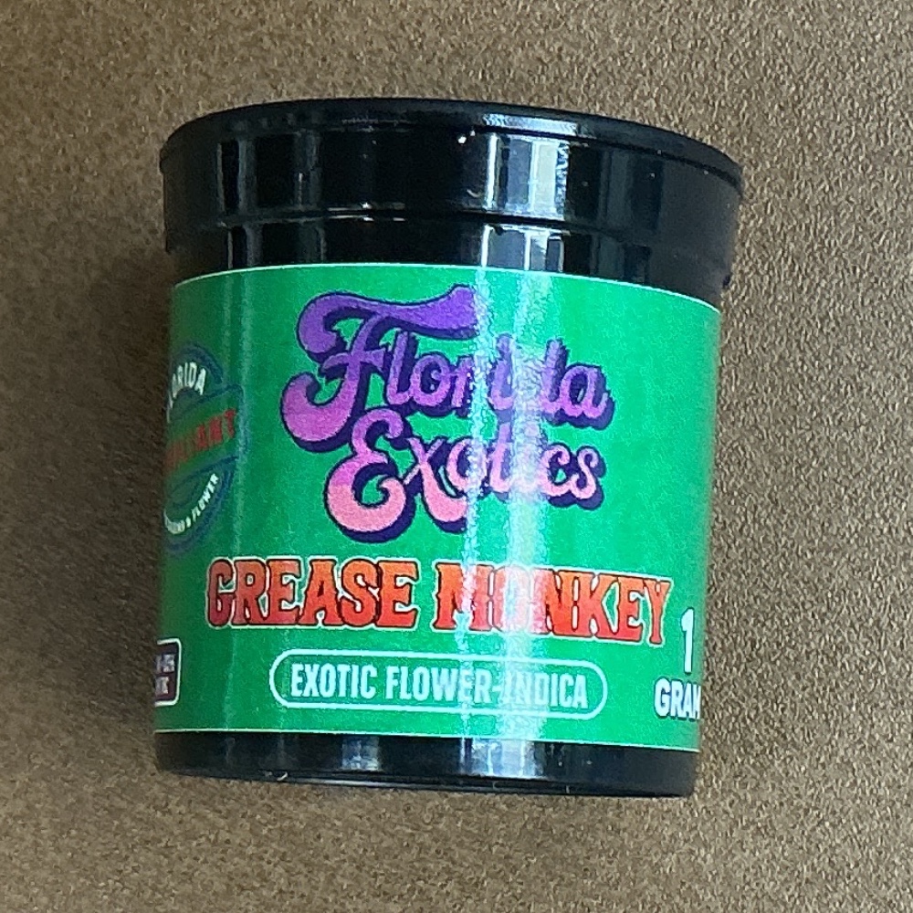 Florida Exotics Grease Monkey THCa Flower Indica