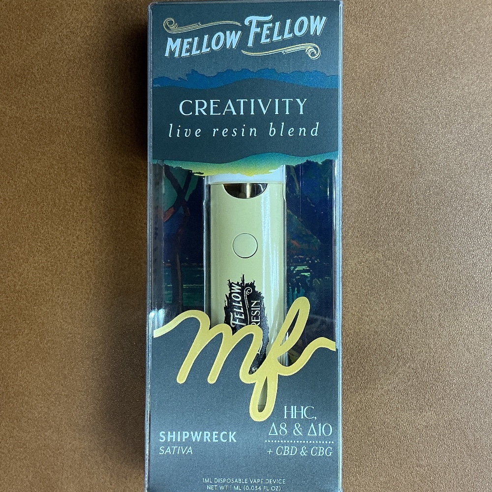 Mellow Fellow Creativity Shipwreck HHC Delta 8 & Delta 10