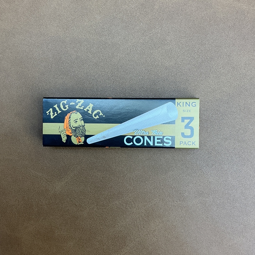 Zig-zag ultra thin cones king size