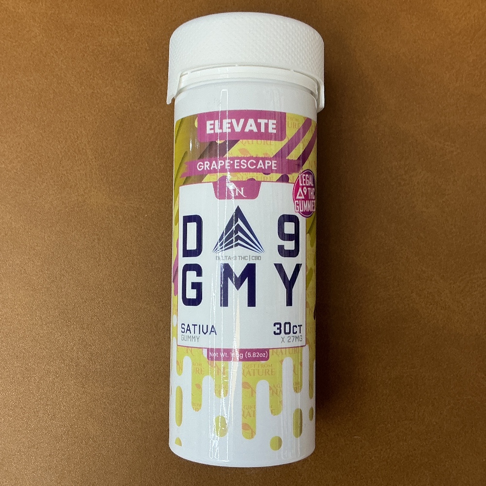 D9 gummy grape escape Sativa 