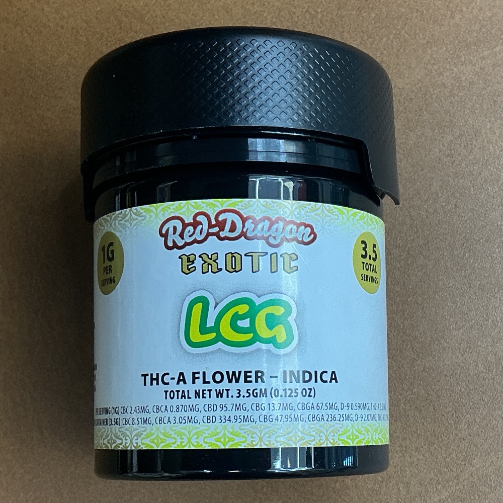 Red Dragon Exotic LCG THCa Flower Indica