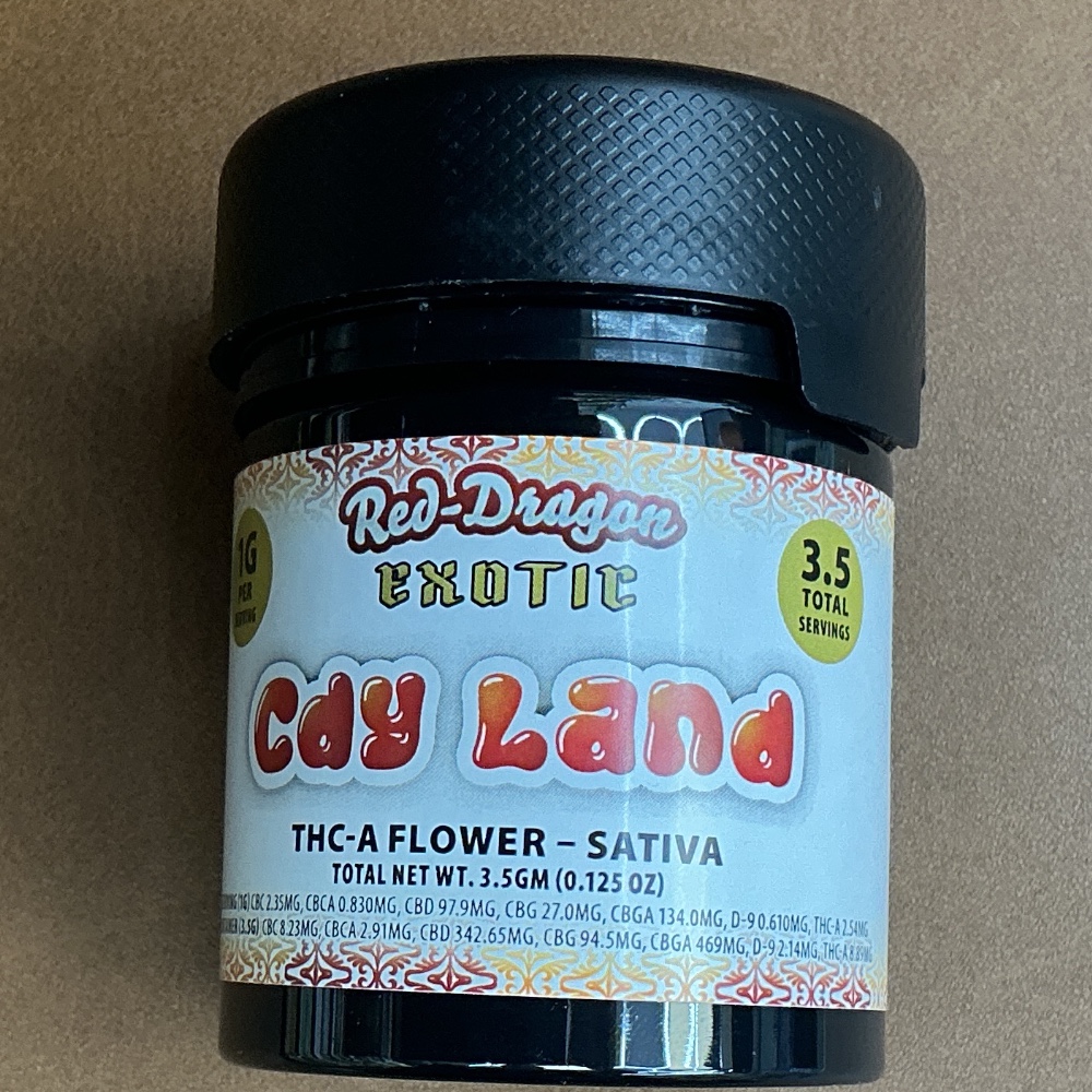 Red Dragon Exotic Candy Land THCa Flower Sativa