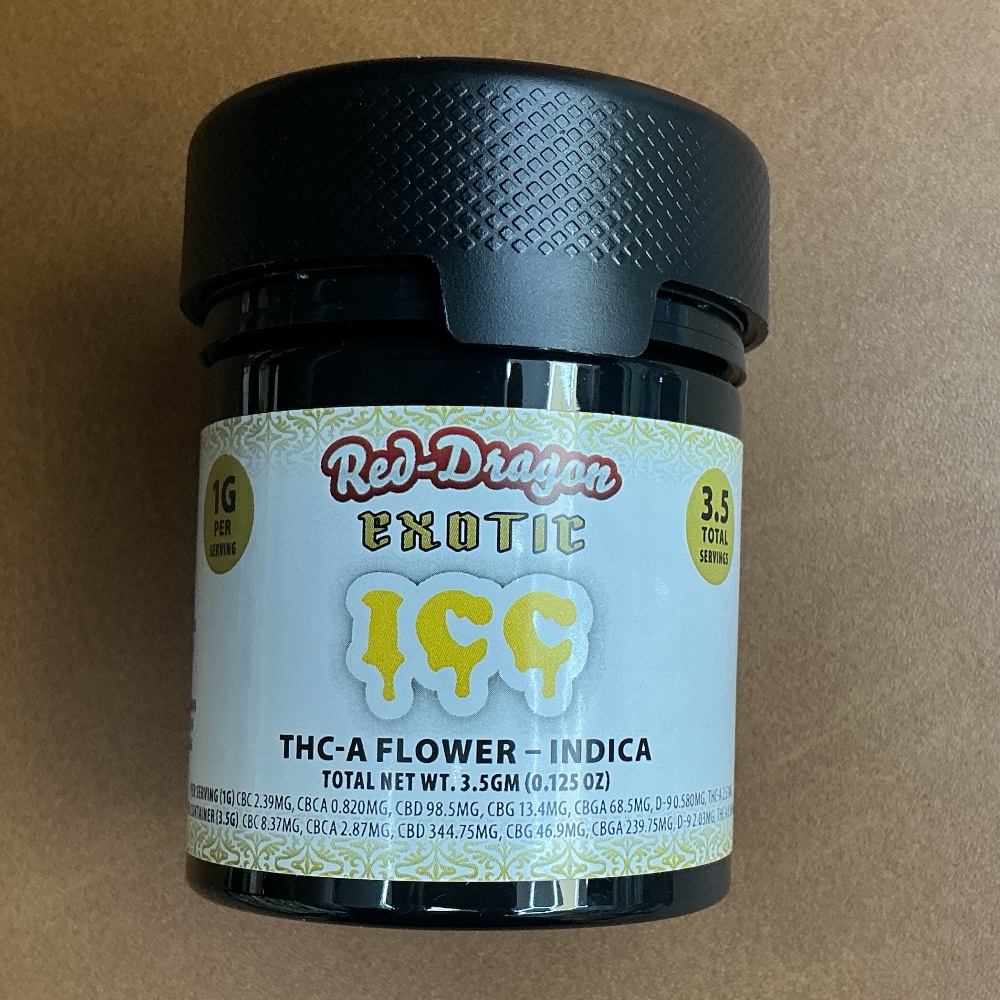 Red Dragon Exotic ICC THCa Flower Indica 