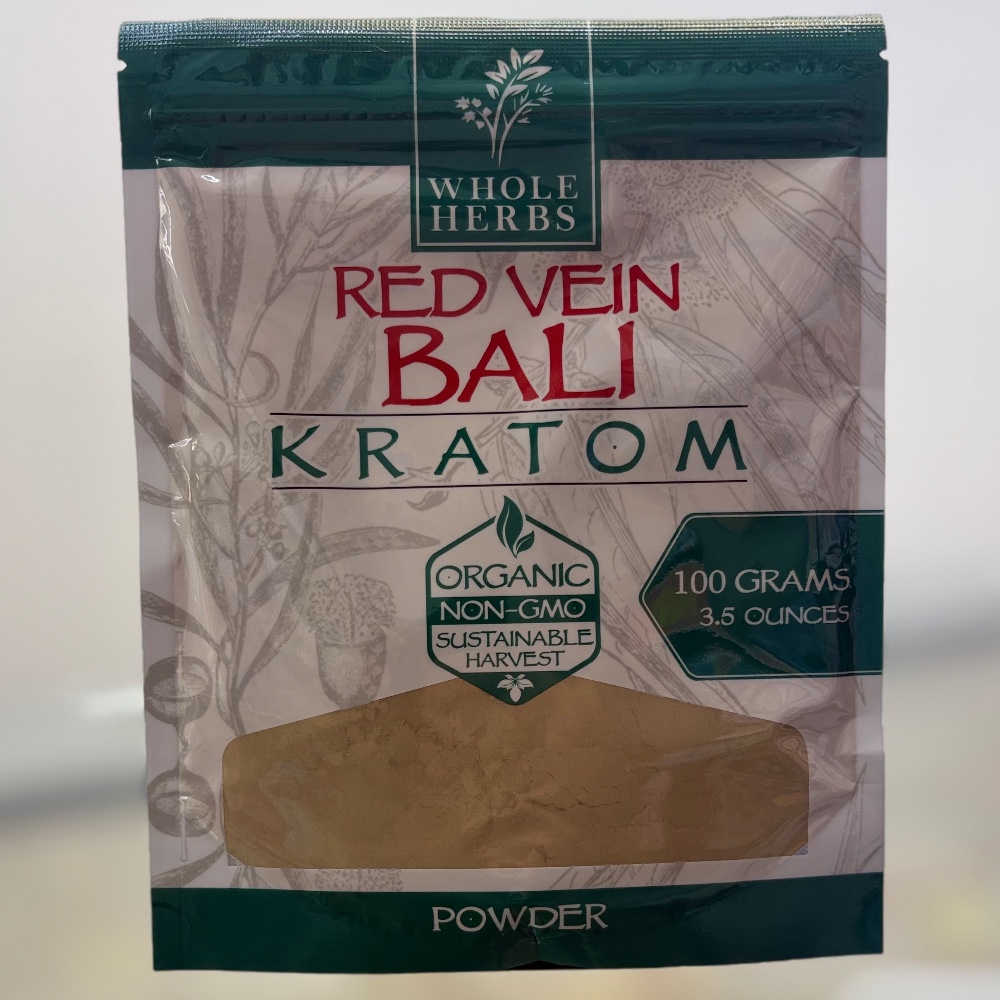 Whole Herbs Red Vein Bali Kratom Powder