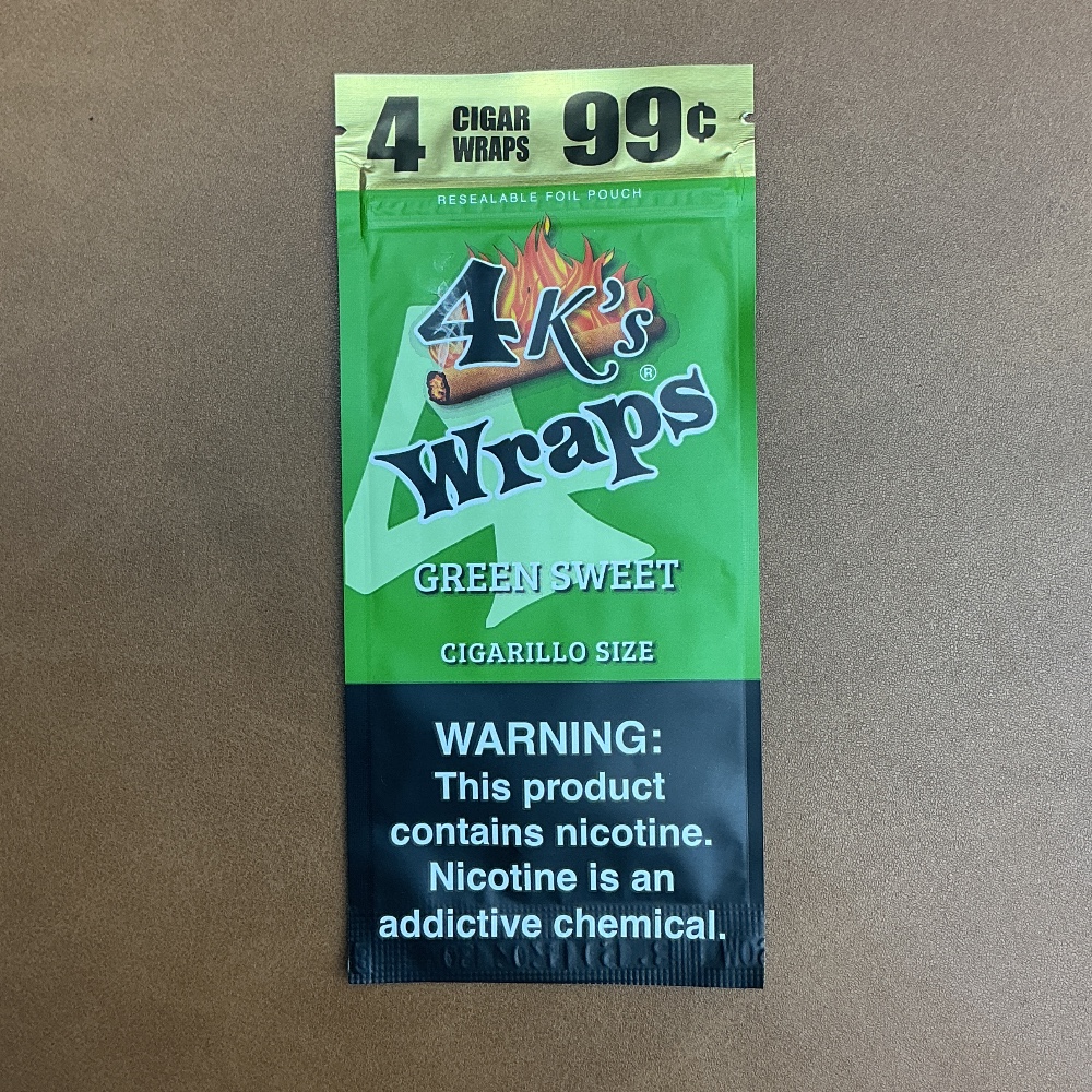4K’s wraps green sweet