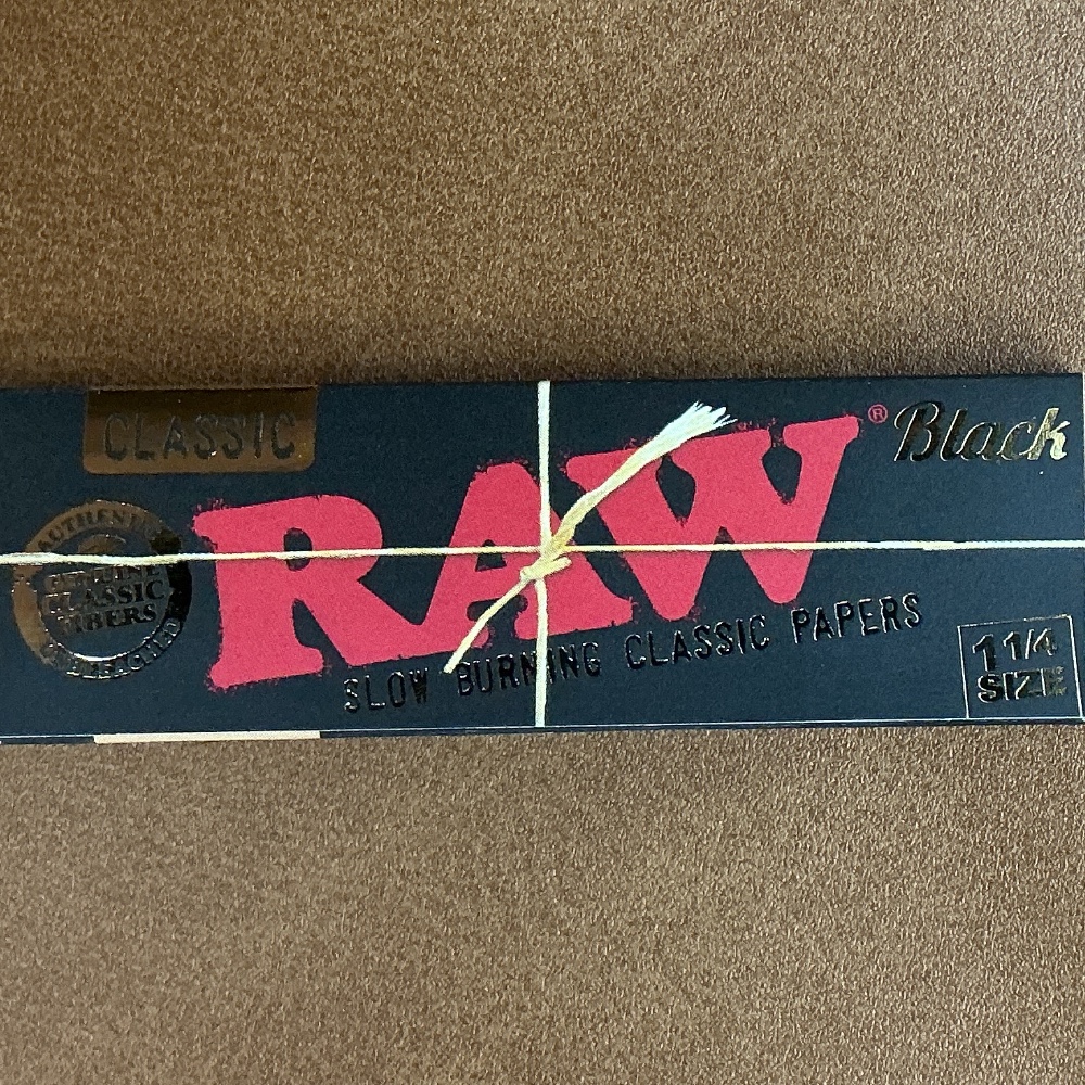 Raw Classic Black 1-1/4