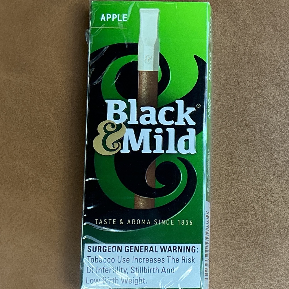 Black & Mild Apple Plastic Tip