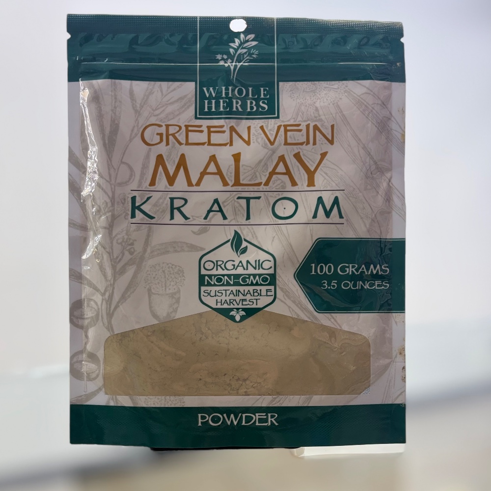 Whole Herbs Green Vein Malay Kratom Powder