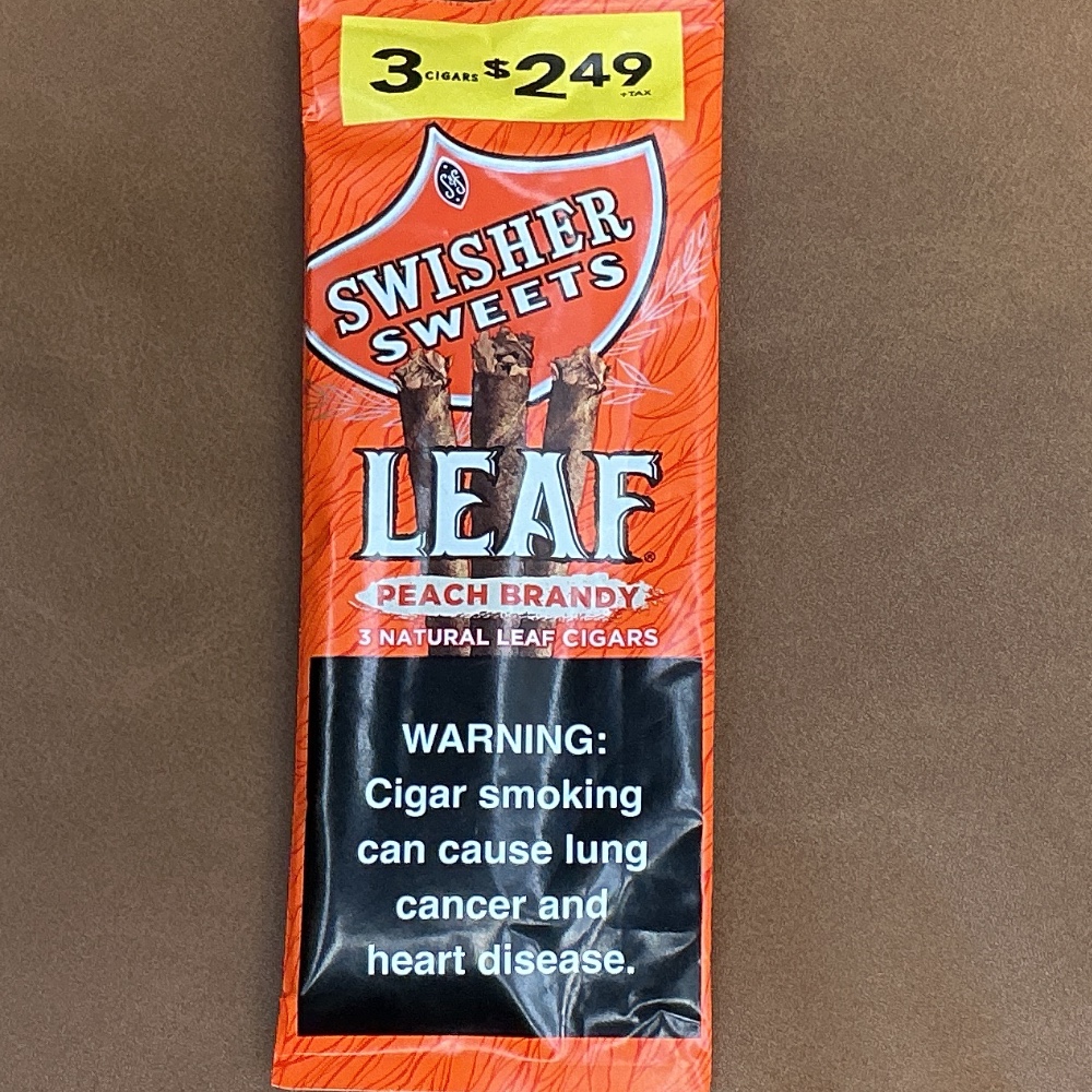 Swisher Sweets Leaf Peach Brandy
