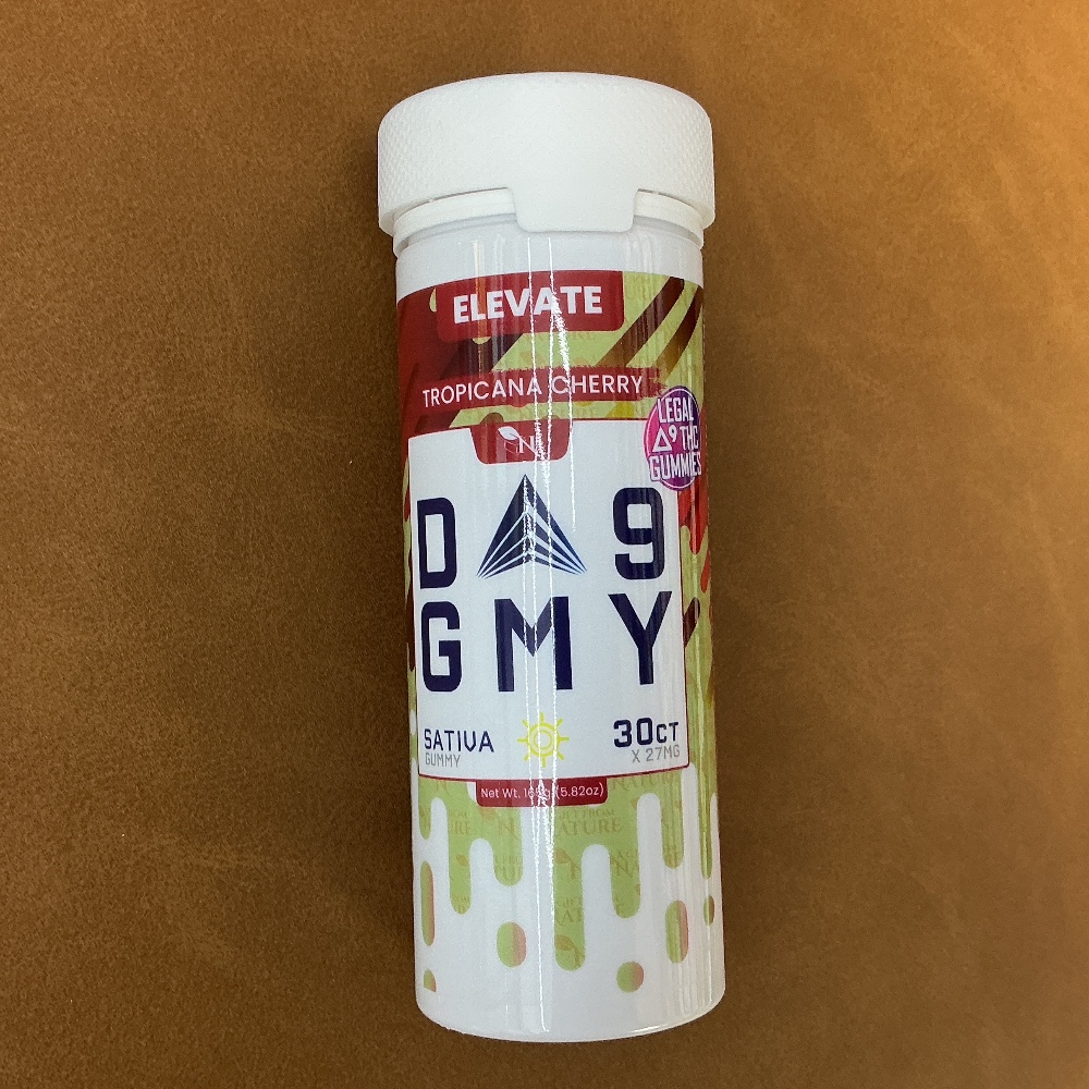 D9 gummy Tropicana cherry Sativa 
