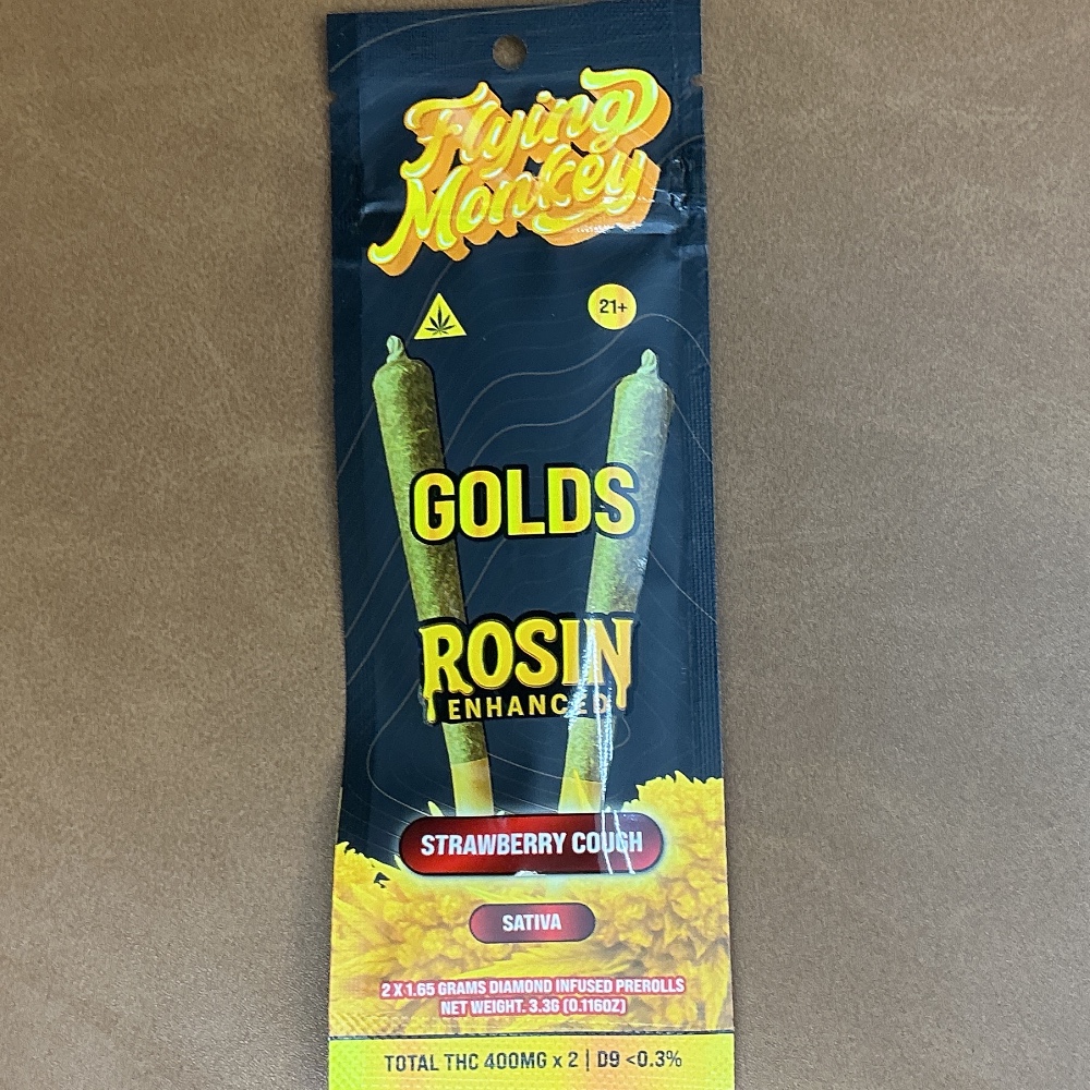 Flying Monkey Golds 1.65g Pre-roll Strawberry Cough