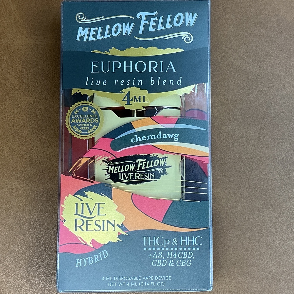 Mellow Fellow Euphoria Chemdawg THCp & HHC 