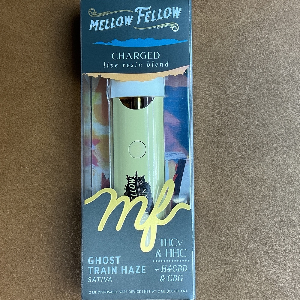 Mellow Fellow Charged Ghost Train Haze THCv & HHC