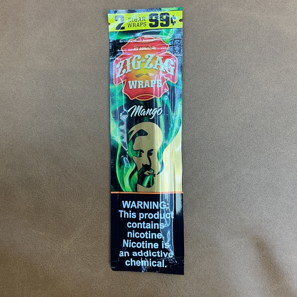 Zig-zag wraps mango
