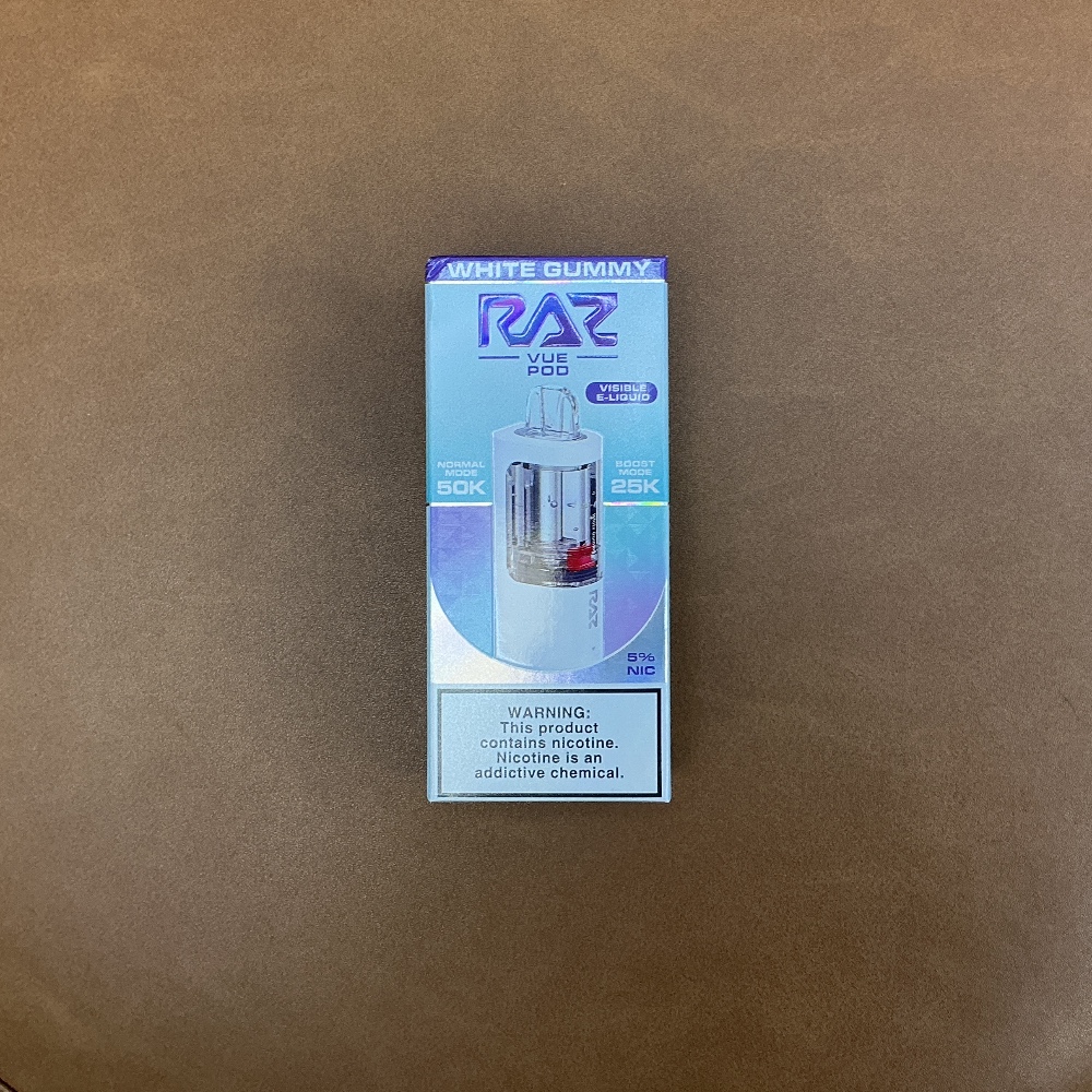 Raz VUE pod 50k White Gummy