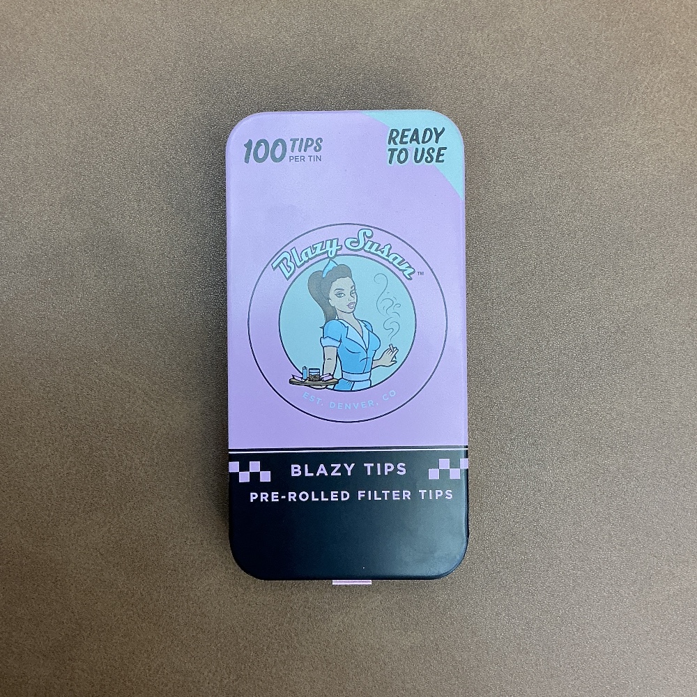 Blazy Susan Blazy tips pink tin