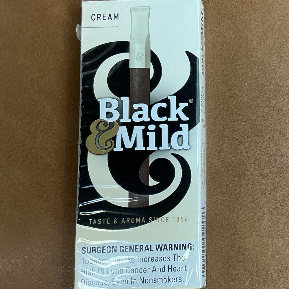 Black & Mild Cream Plastic Tip