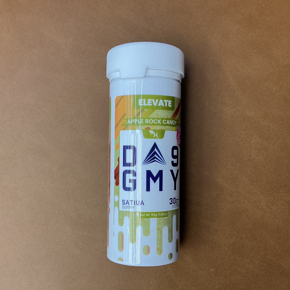 D9 gummy apple rock candy Sativa 