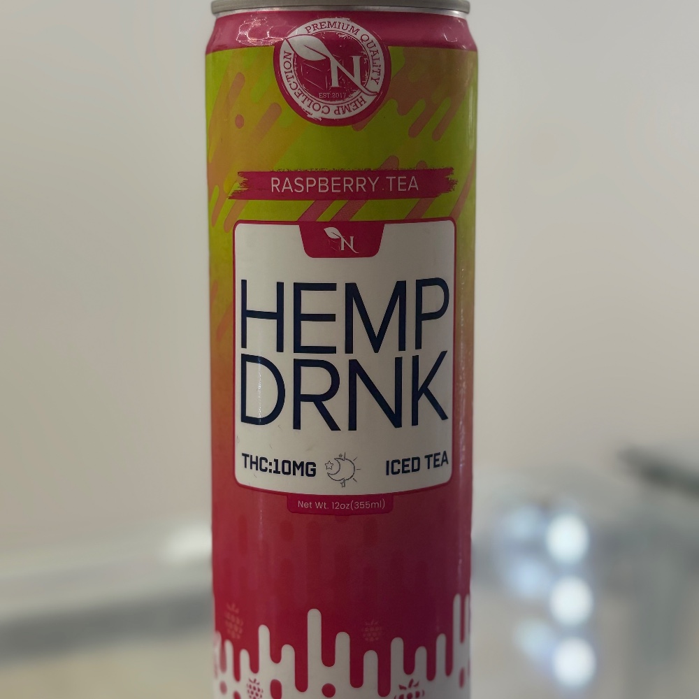 A Gift From Nature Raspberry Tea Hemp Drink 10MG 