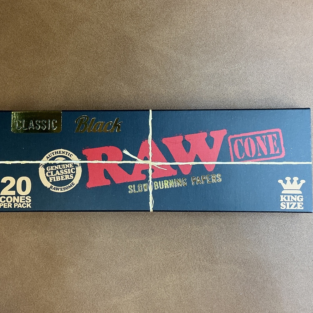 Raw Classic Black Cone King Size