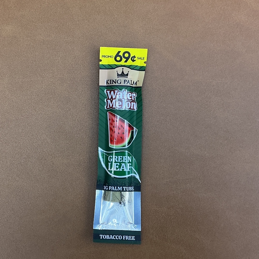 King Palm Watermelon 1G Palm Tube Tobacco Free