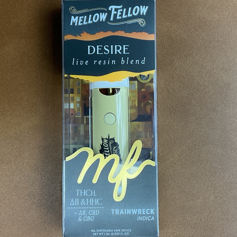 Mellow Fellow Desire Trainwreck THCh Delta 11 & HHC