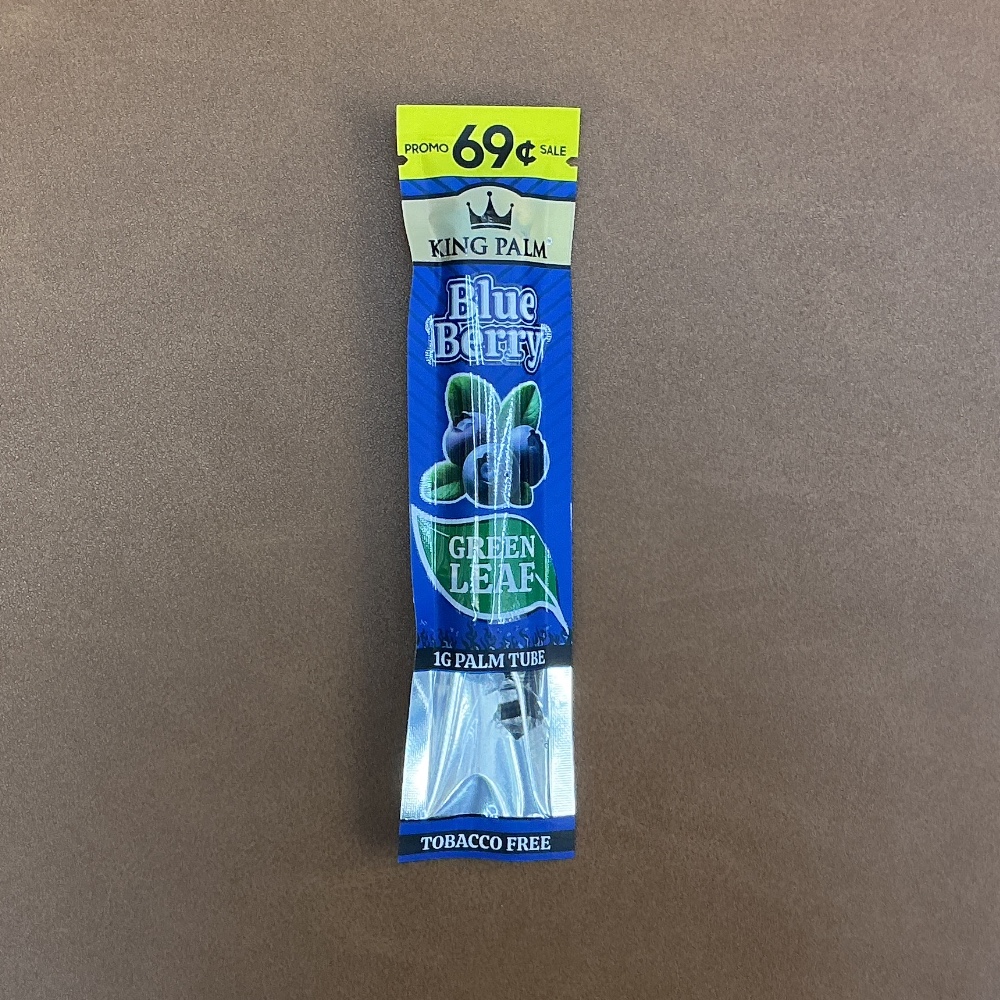 King Palm Blueberry 1G Palm Tube Tobacco Free