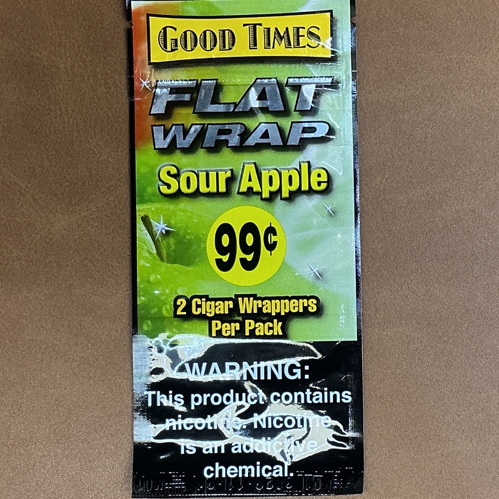 Good Times Flat Wrap Sour Apple