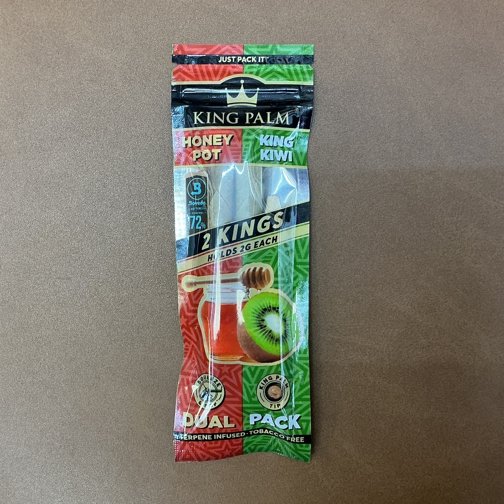 King Palm Honey Pot/King Kiwi Dual Pack Tobacco Free