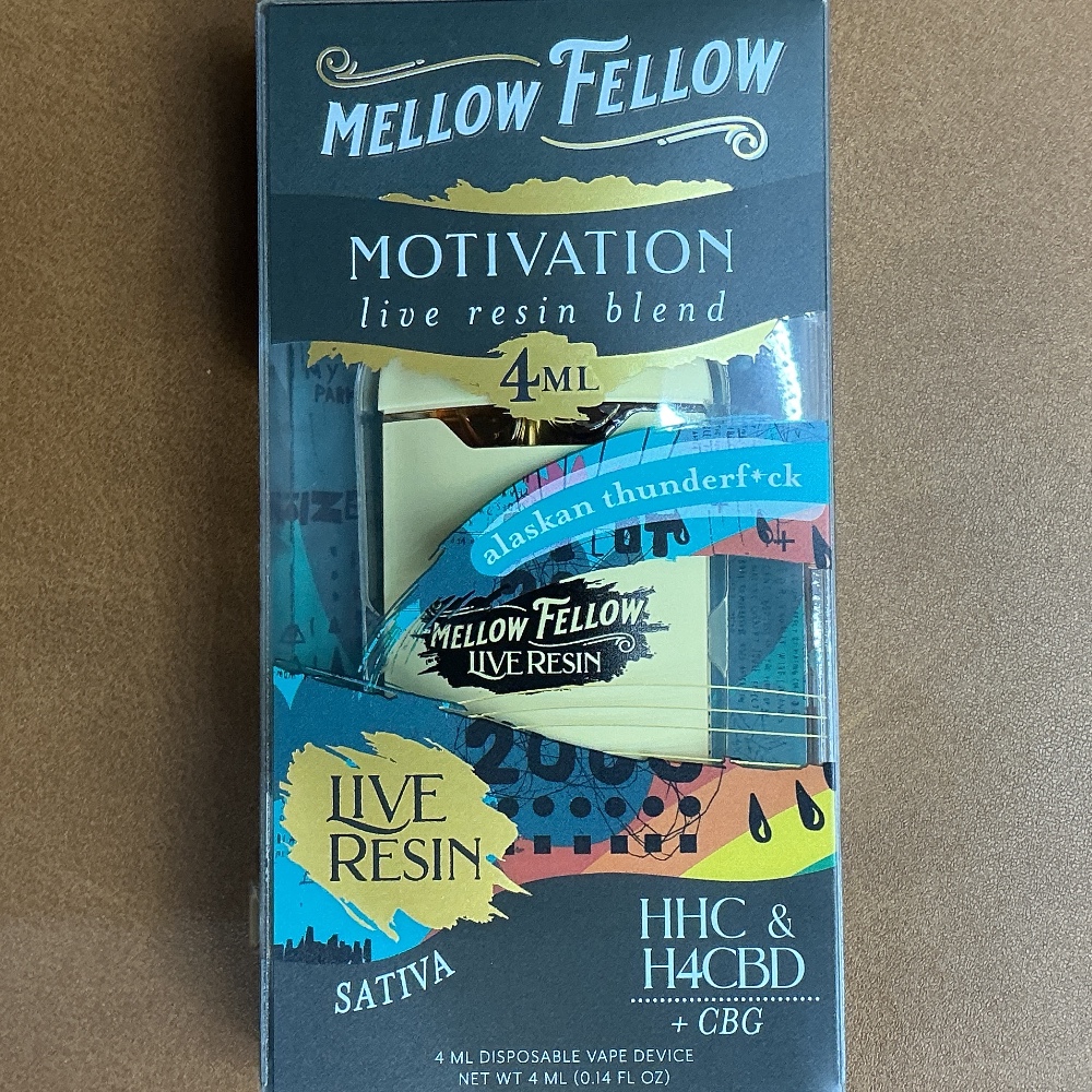 Mellow Fellow Motivation Alaskan Thunderf*ck HHC & H4CBD