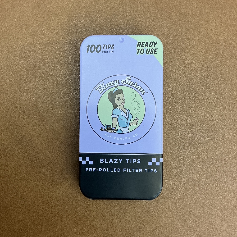 Blazy Susan blazy tips purple tin