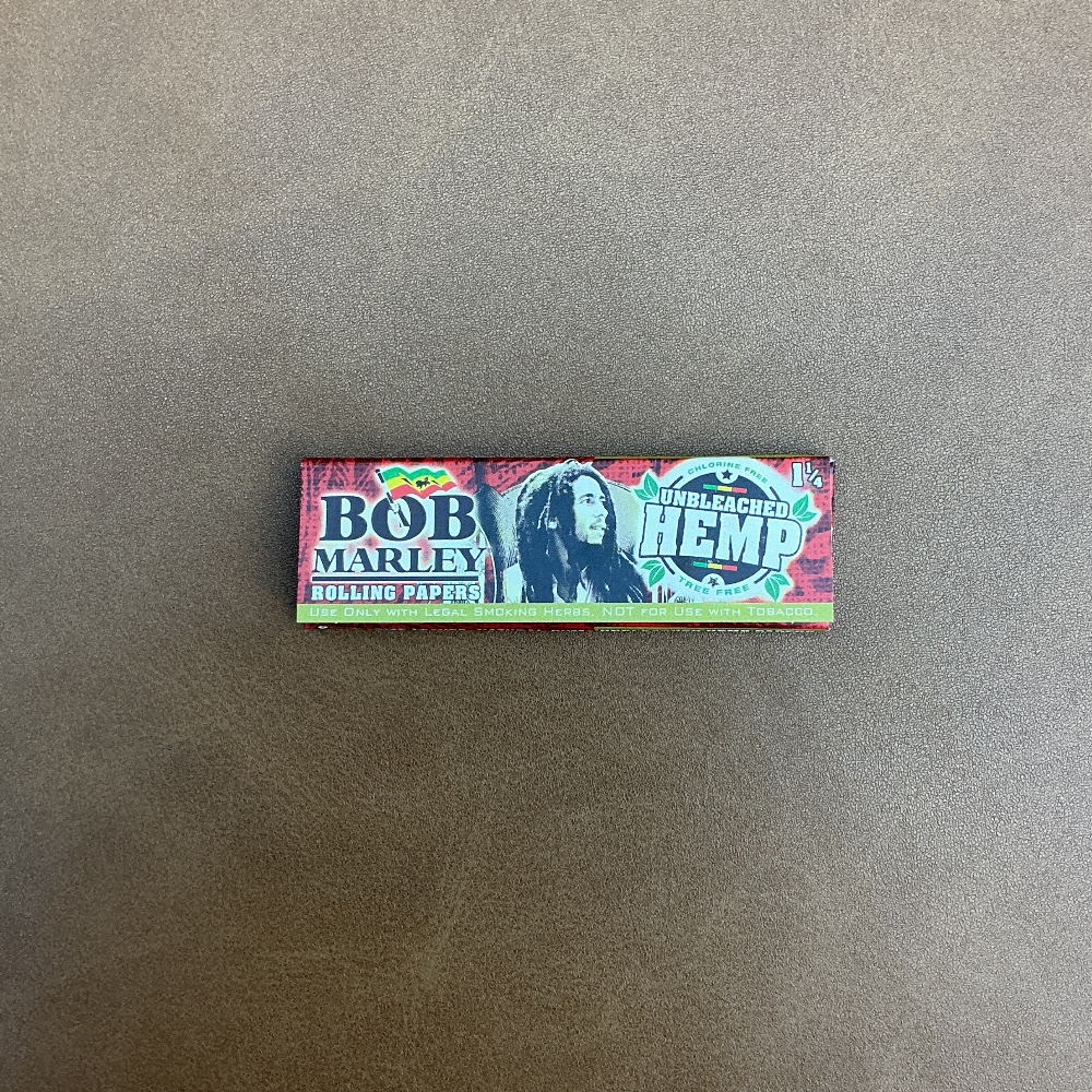Bob Marley Unbleached hemp rolling papers 1-1/4 size