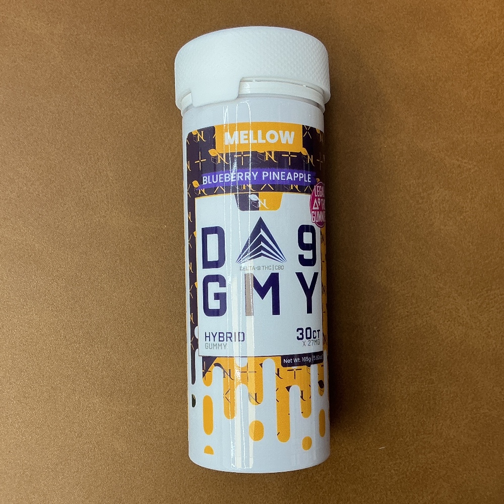 D9 gummy blueberry pineapple hybrid 