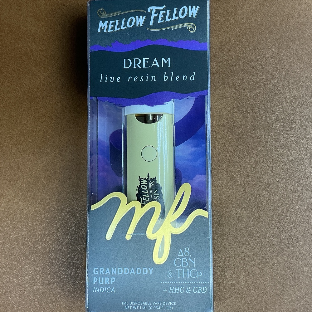 Mellow Fellow Dream Granddaddy Purp Delta 8 CBN & THCp