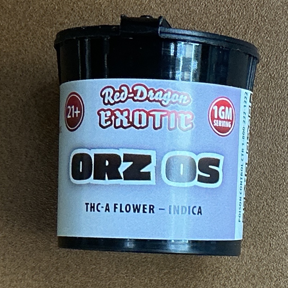 Red Dragon Exotic ORZ OS THCa Flower Indica
